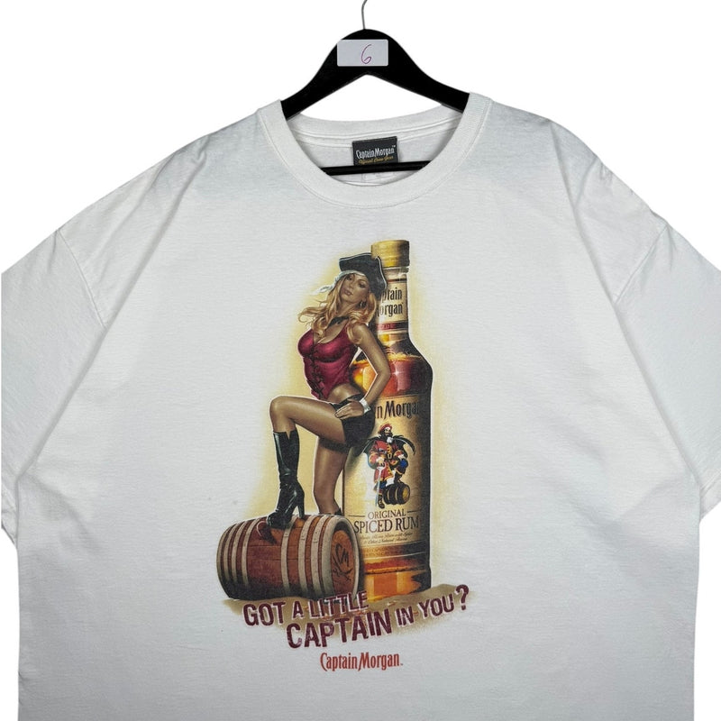 Vintage Captain Morgan Spiced Rum Graphic T-Shirt