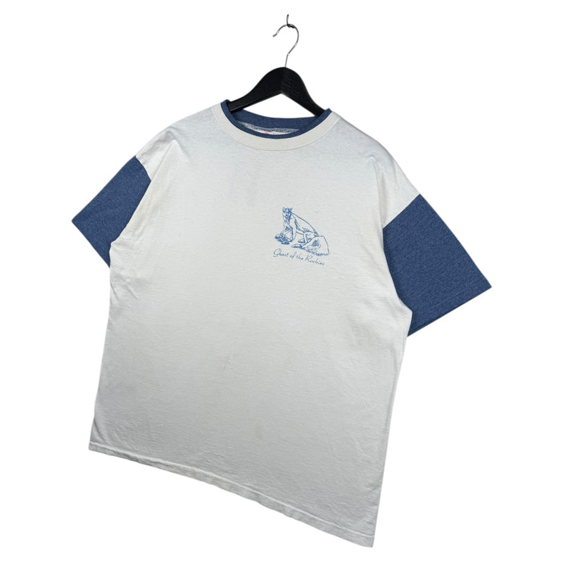 Vintage Ghost Of The Rockies Mountain Lion Chris Gallagher Art T-Shirt