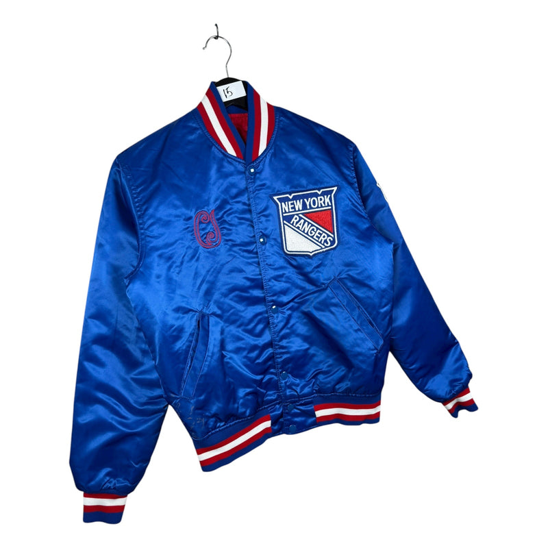 Vintage Starter New York Rangers NHL Satin Bomber Jacket