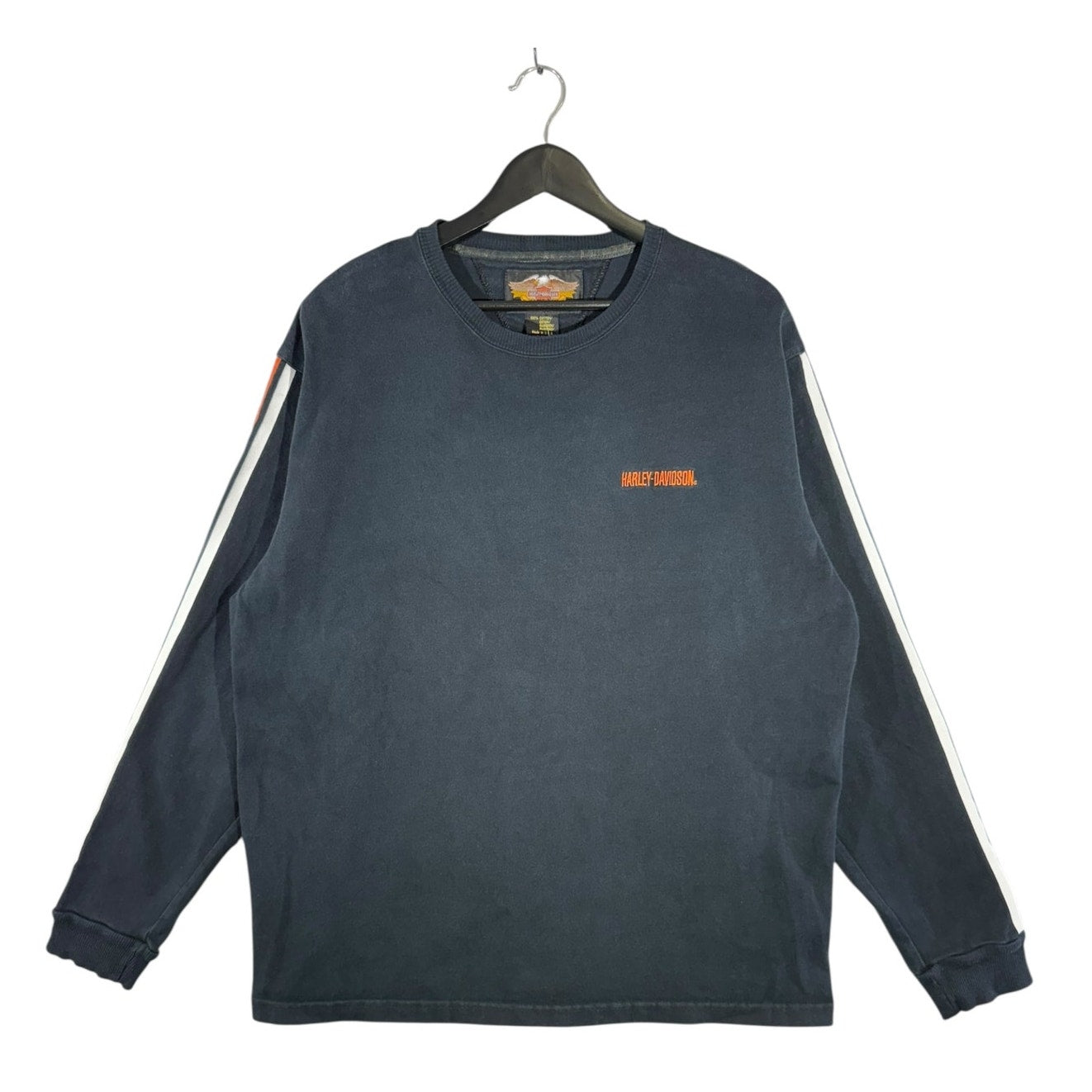 Vintage Harley Davidson Motorcycle Biker Long Sleeve Sweatshirt