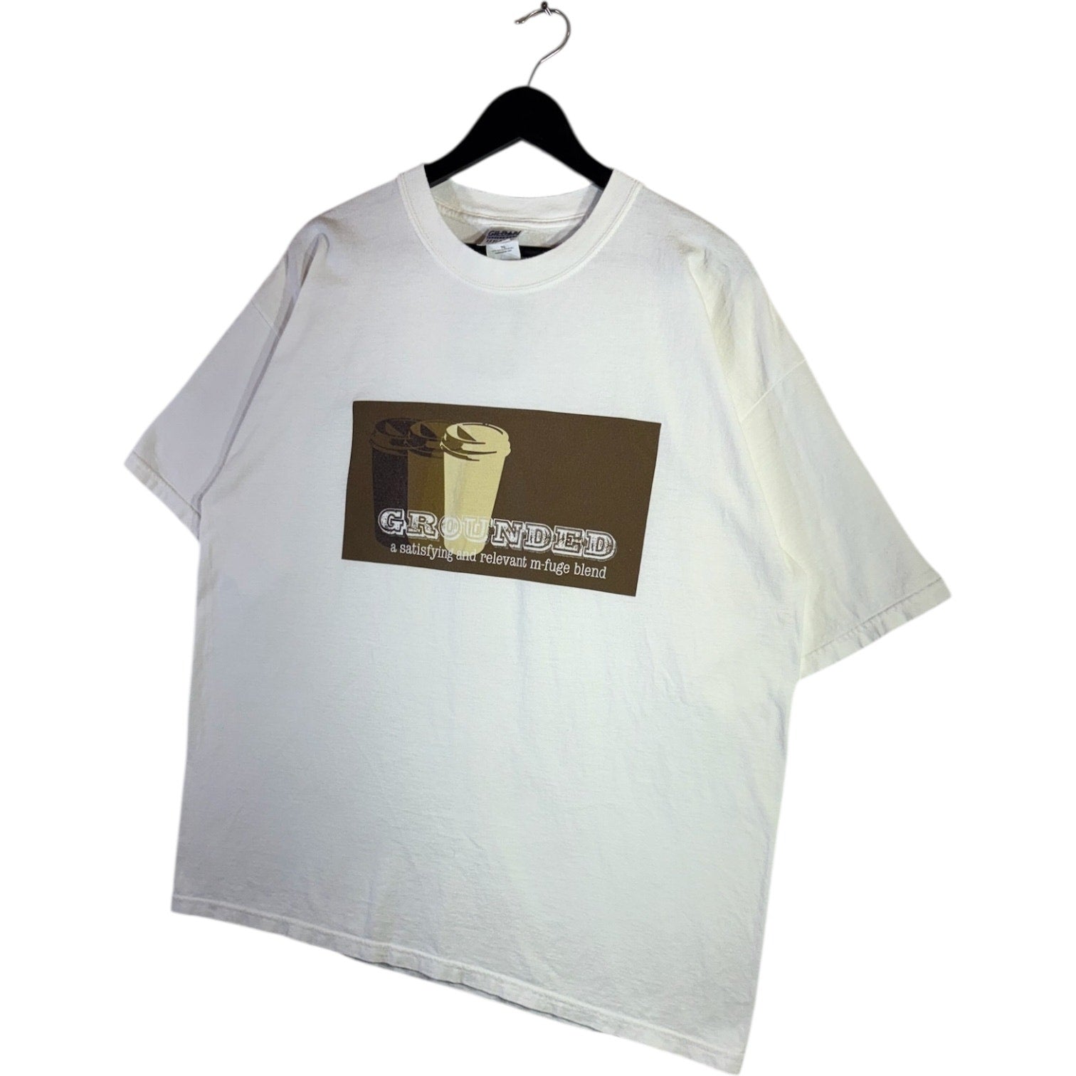 Vintage M-Fuge Grounded Coffee Graphic T-Shirt