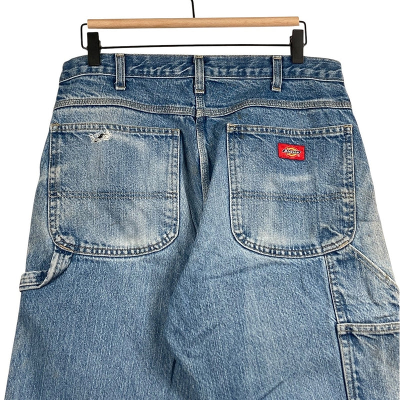 Vintage Dickies Distressed Carpenter Denim Shorts 32
