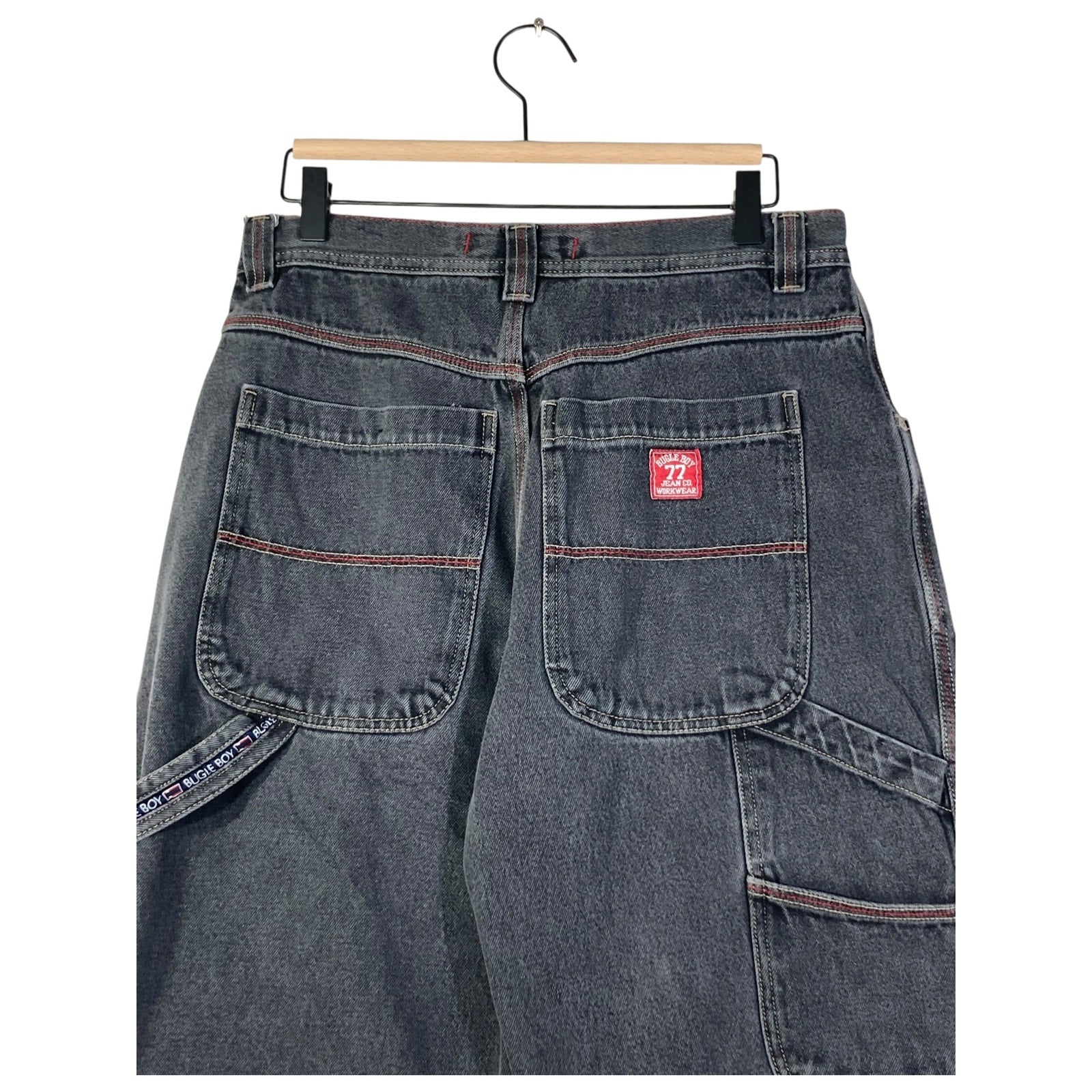 Vintage Bugle Boy Carpenter Denim Shorts 32