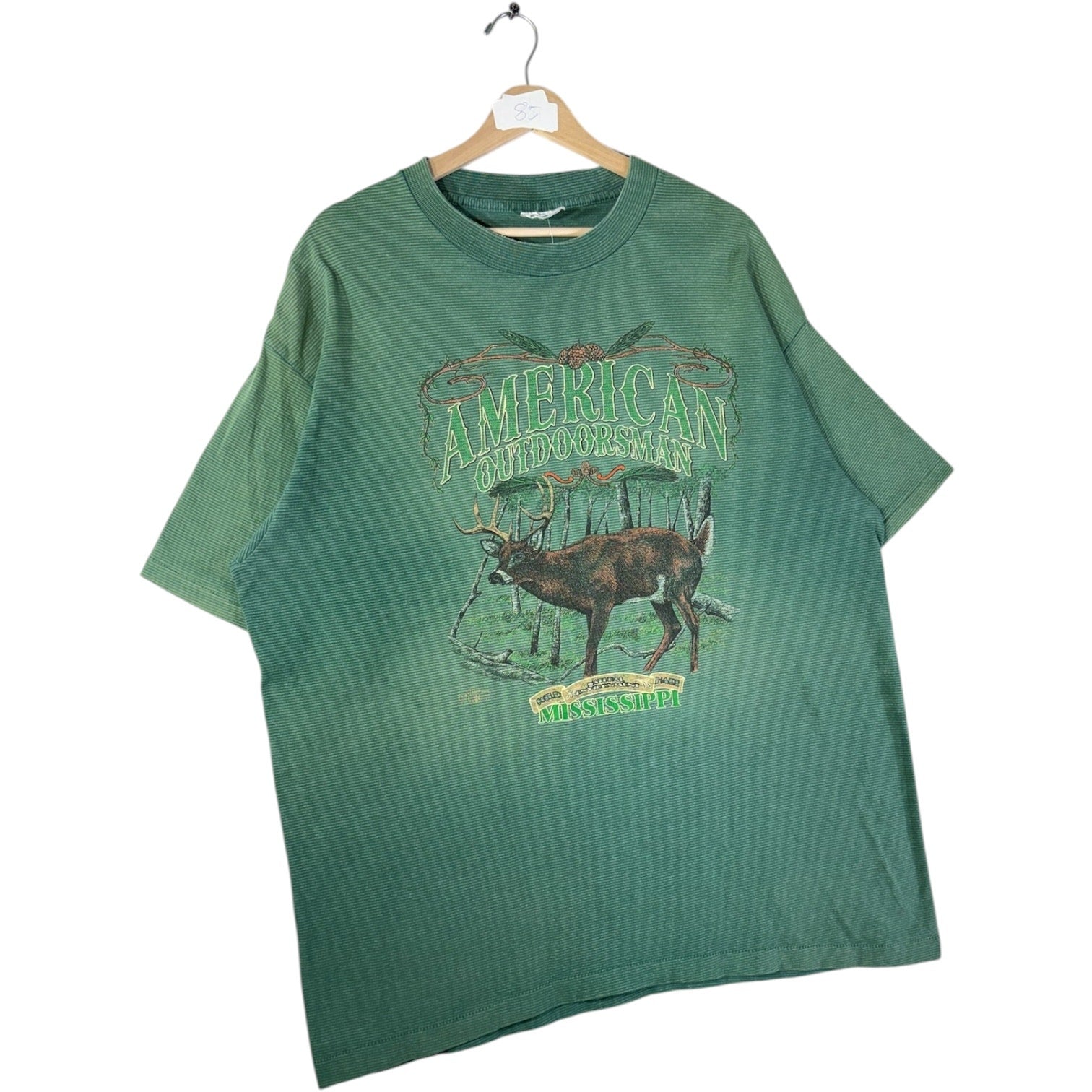 Vintage American Outdoorsman Deer Graphic T-Shirt
