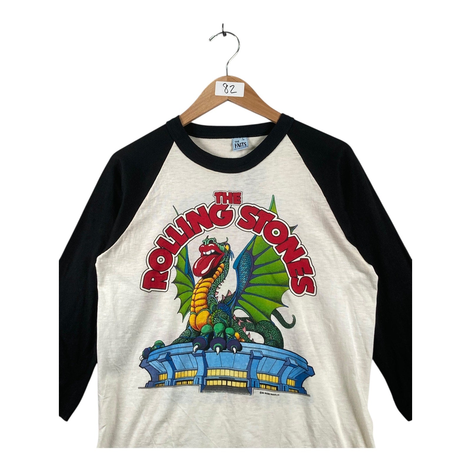 Vintage The Rolling Stones Boulder Raglan Baseball T-Shirt