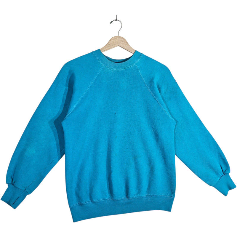 Vintage Light Blue Blank Crewneck