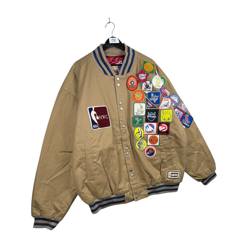 Vintage NBA Hardwood Classics Mitchell & Ness Patch Varsity Jacket