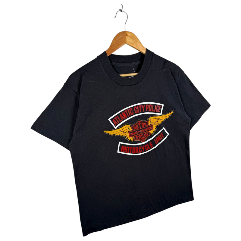 Vintage Harley Davidson Atlantic City Police T-Shirt