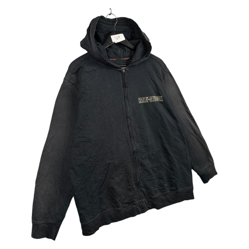 Vintage Harley Davidson Motorcycles Full Zip Jacket Hoodie