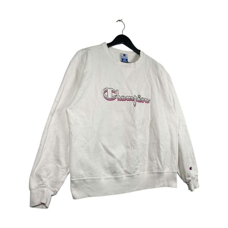Vintage Champion Embroidered Logo Crewneck
