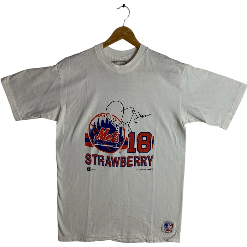 Vintage New York Mets Darryl Strawberry #18 MLB T-Shirt
