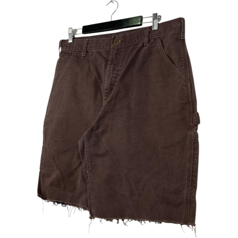 Vintage Carhartt Carpenter Raw Hem Cargo Shorts 36