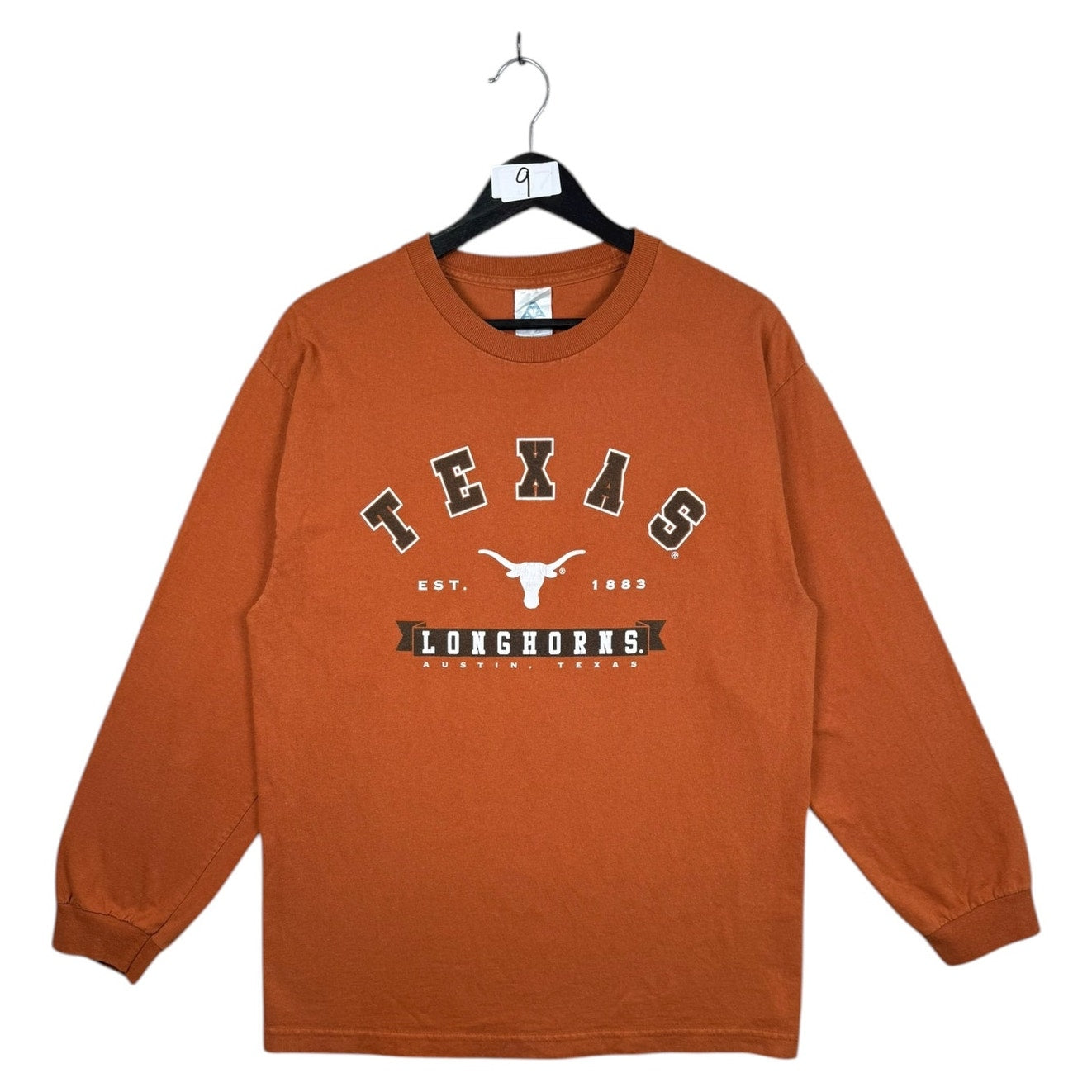 Vintage Texas Longhorns NCAA Long Sleeve T-Shirt