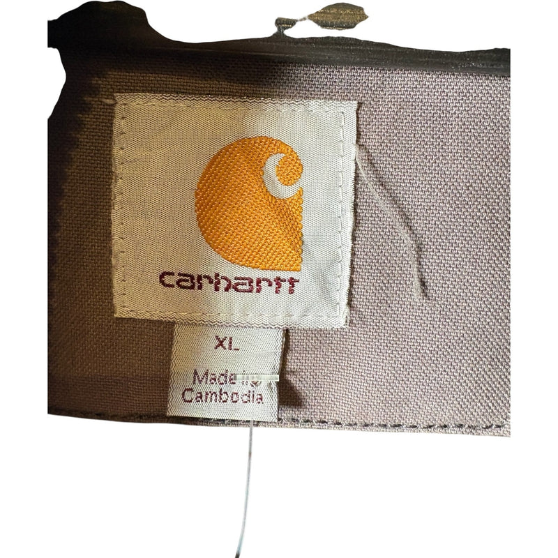 Vintage Carhartt Quick Duck Elkheart Quilt Lined Parka Jacket