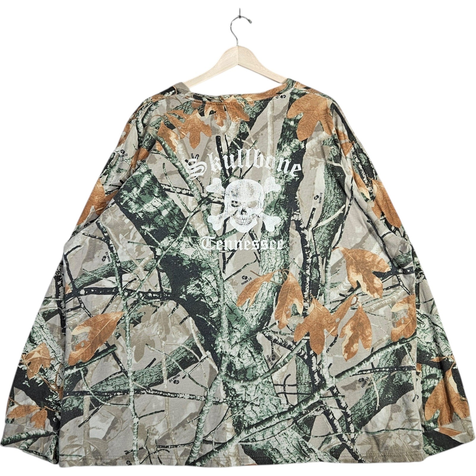 Vintage Skullbone Tennessee Camouflage Crewneck