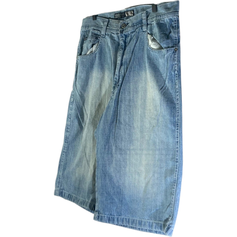 Vintage South Pole Utility Denim Shorts 36
