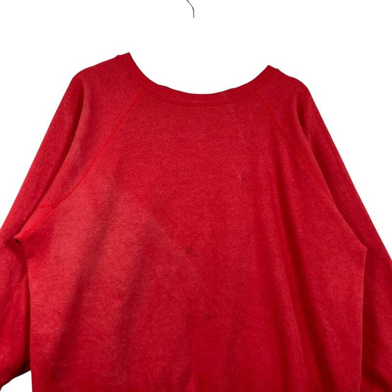 Vintage Blank Red Crewneck