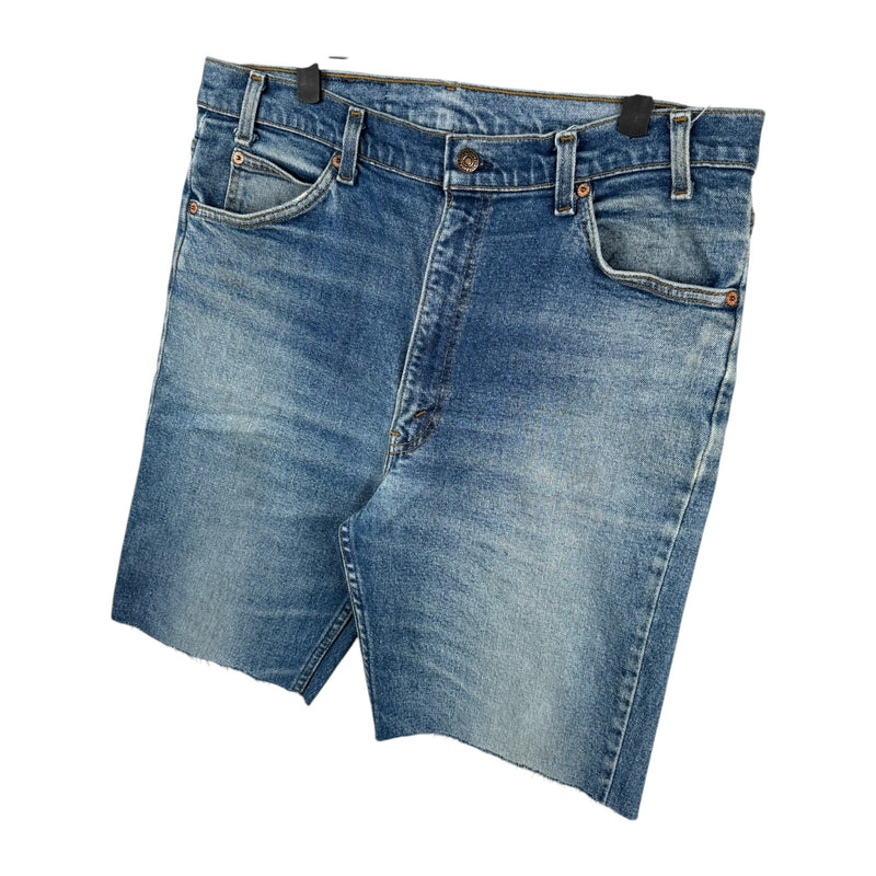 Vintage Levi's Raw Hem Denim Shorts 38