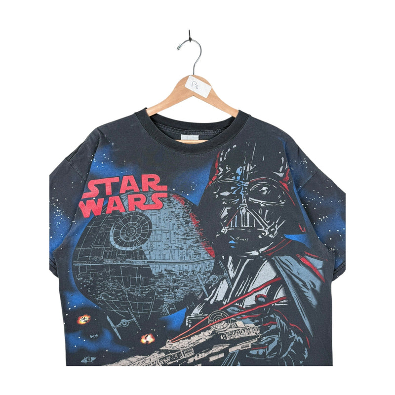 Vintage Star Wars Darth Vader Death Star T-Shirt
