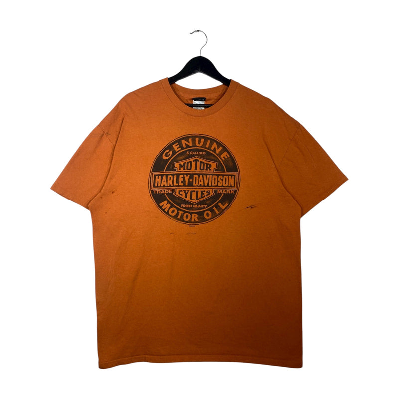 Vintage Harley Davidson Genuine Motor Oil Logo T-Shirt