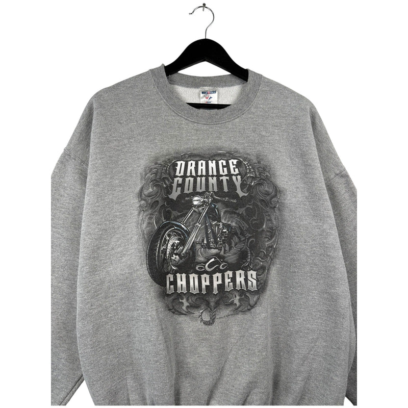 Vintage Orange County Choppers OCC Motorcycle Crewneck