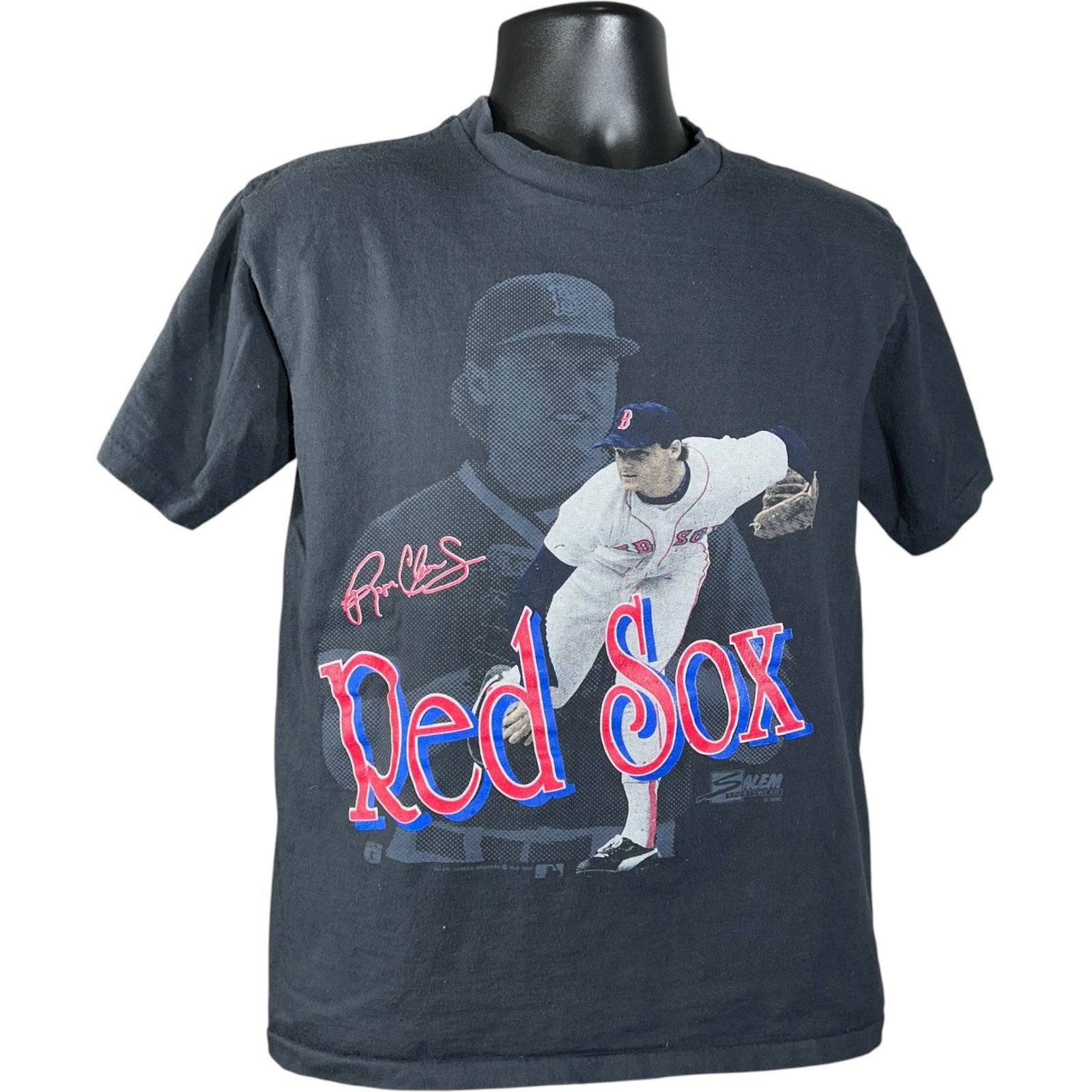Vintage Salem Sportswear Rodger Clemens Boston Red Sox MLB Tee