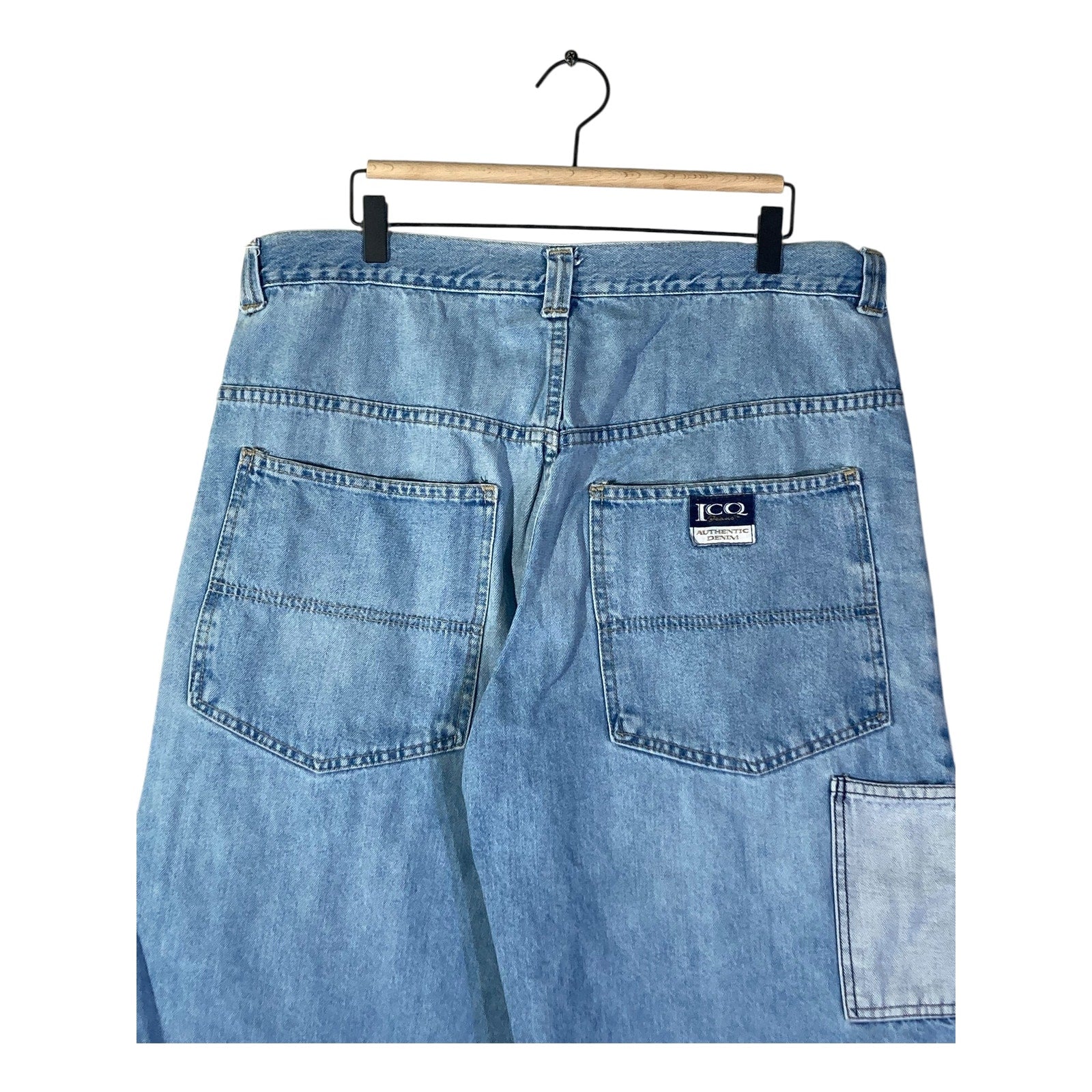 Vintage Patchwork Denim Shorts 36