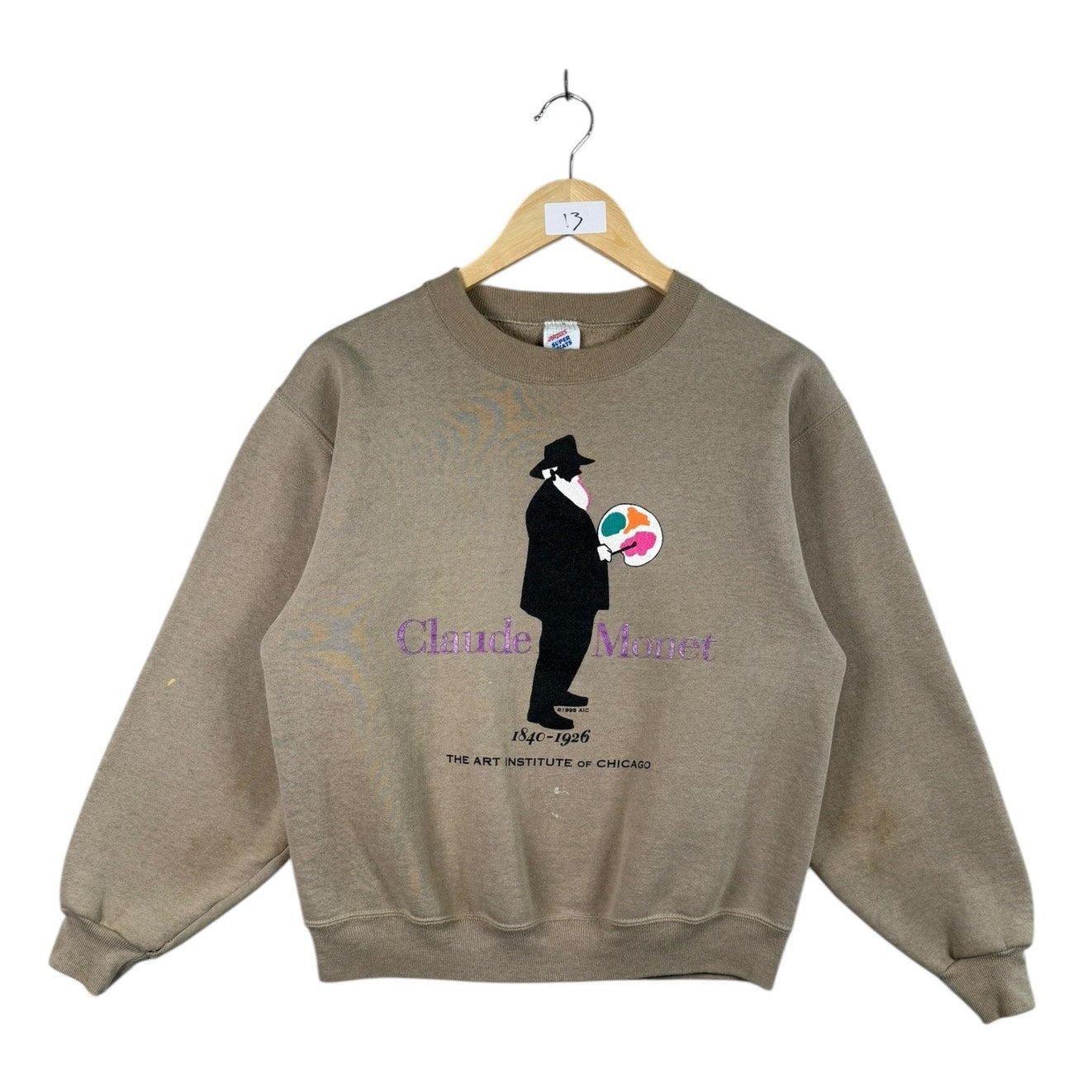 Vintage Claude Monet Art Institute of Chicago Crewneck