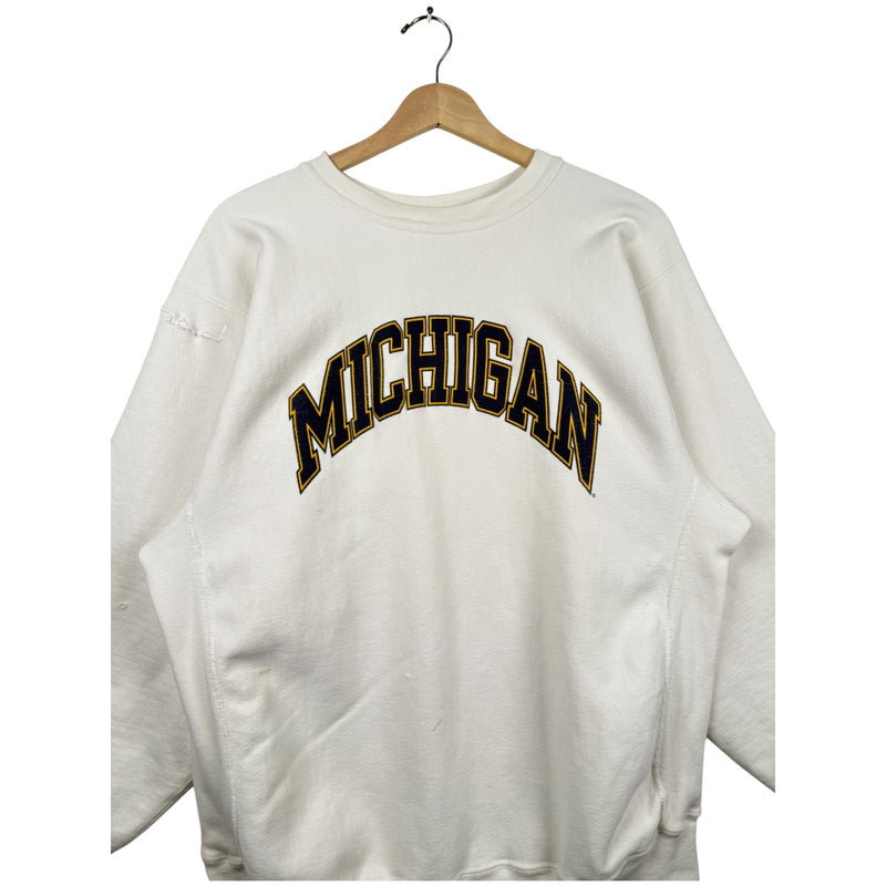 Vintage Champion Reverse Weave University of Michigan Crewneck