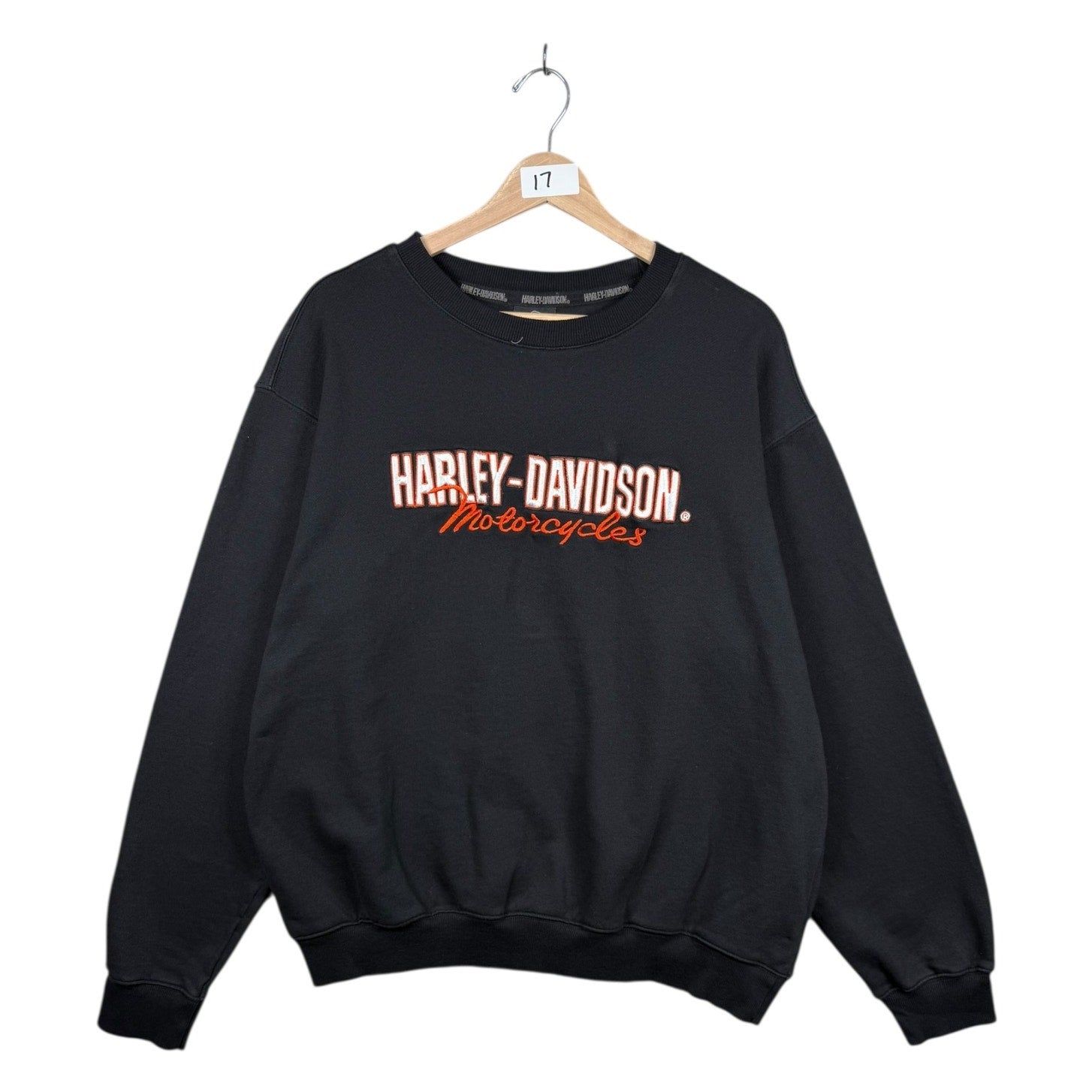 Vintage Harley Davidson Genuine Embroidered Crewneck