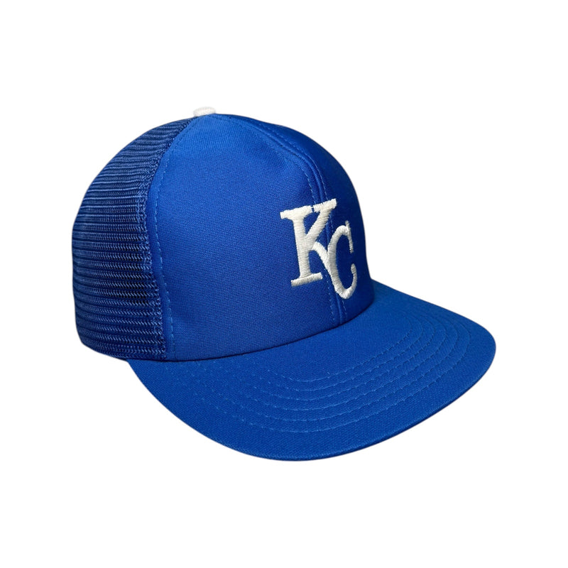 Vintage MLB KC Kansas City Royals Mesh Snapback Hat M/L