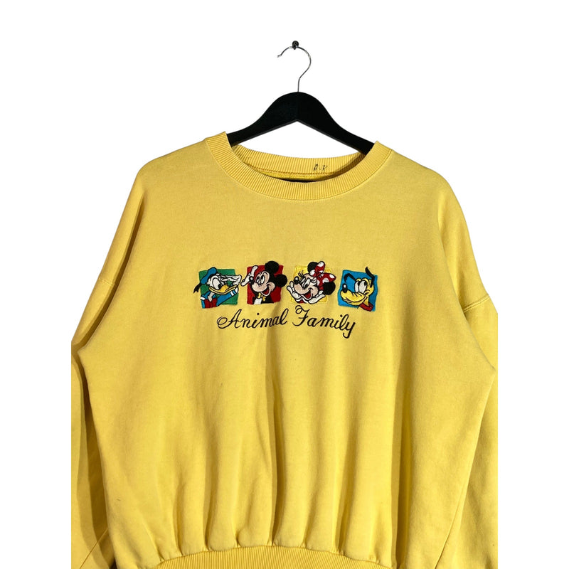 Vintage Disney Characters "Animal Family" Crewneck