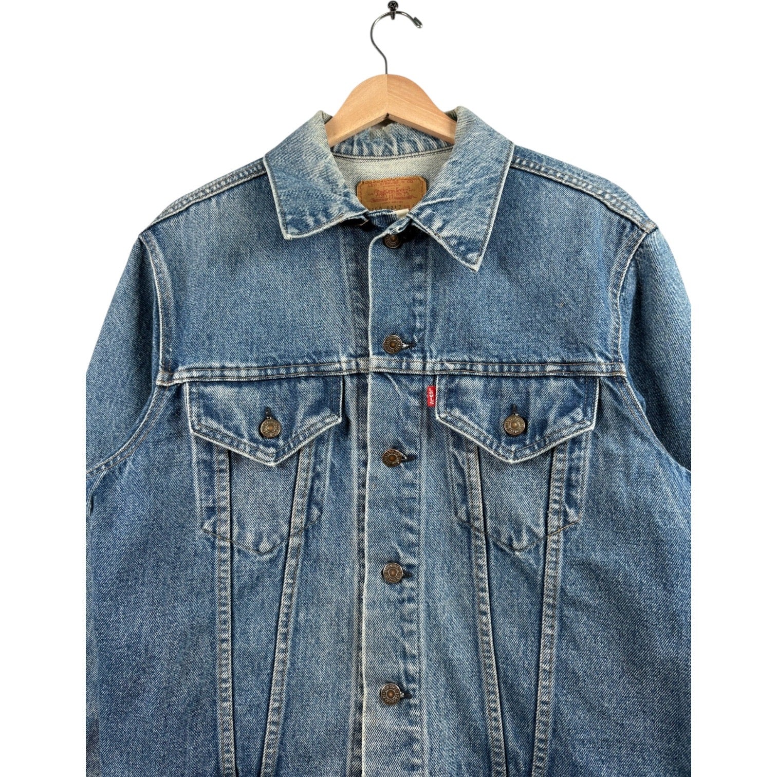 Vintage Levis Button Up Front Pockets Denim Jacket