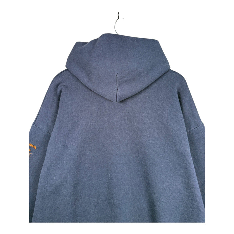 Vintage Harley Davidson Skull Full Zip Hoodie