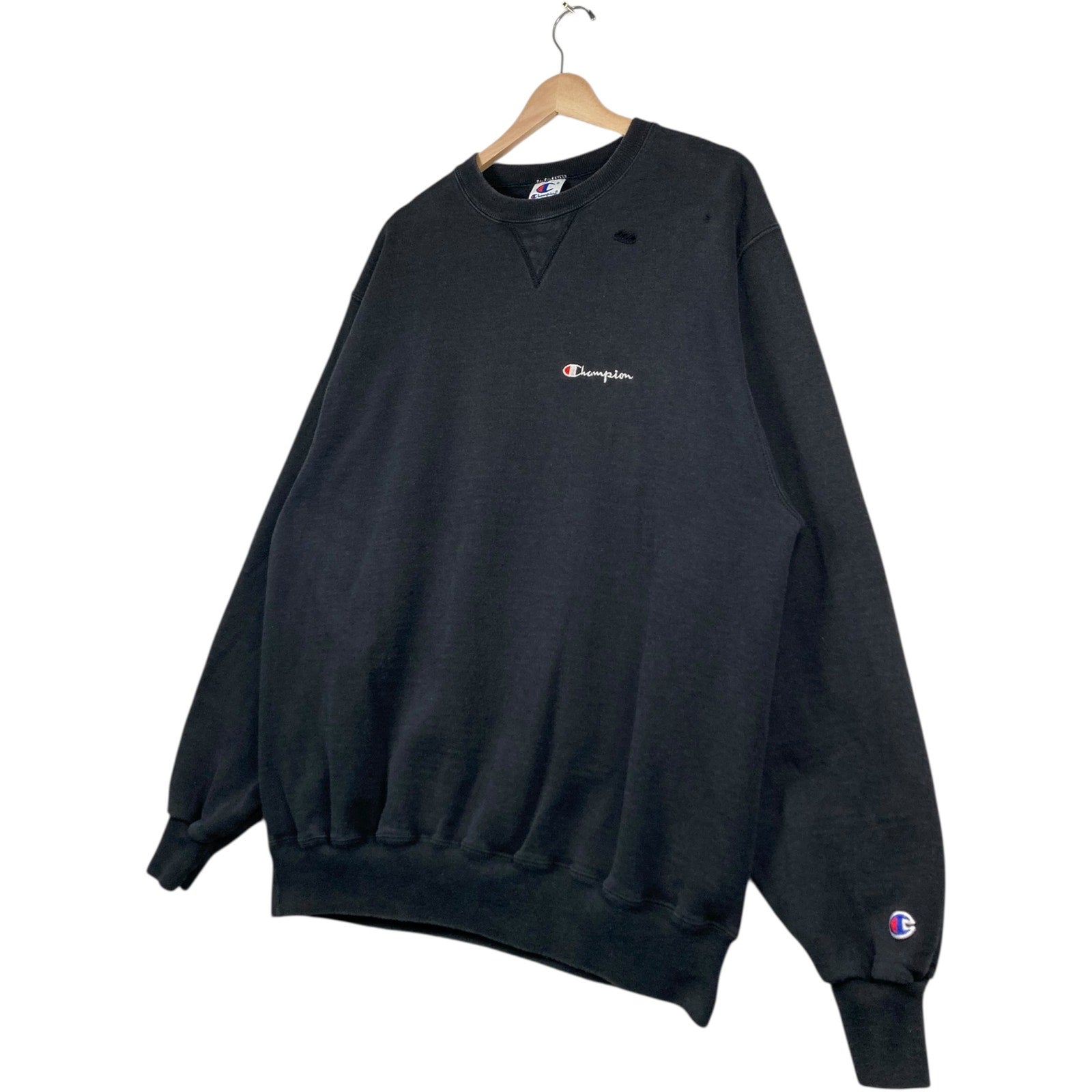 Vintage Champion Embroidered Logo Crewneck