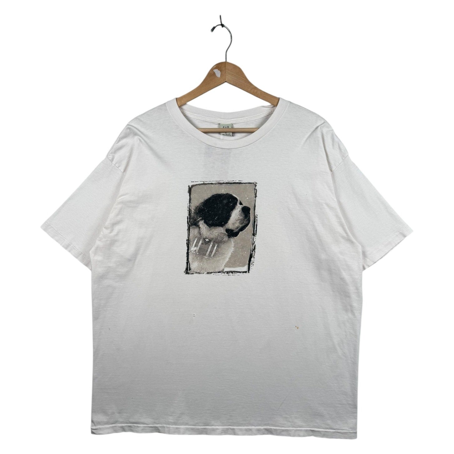 Vintage Dog Portrait Graphic T-Shirt