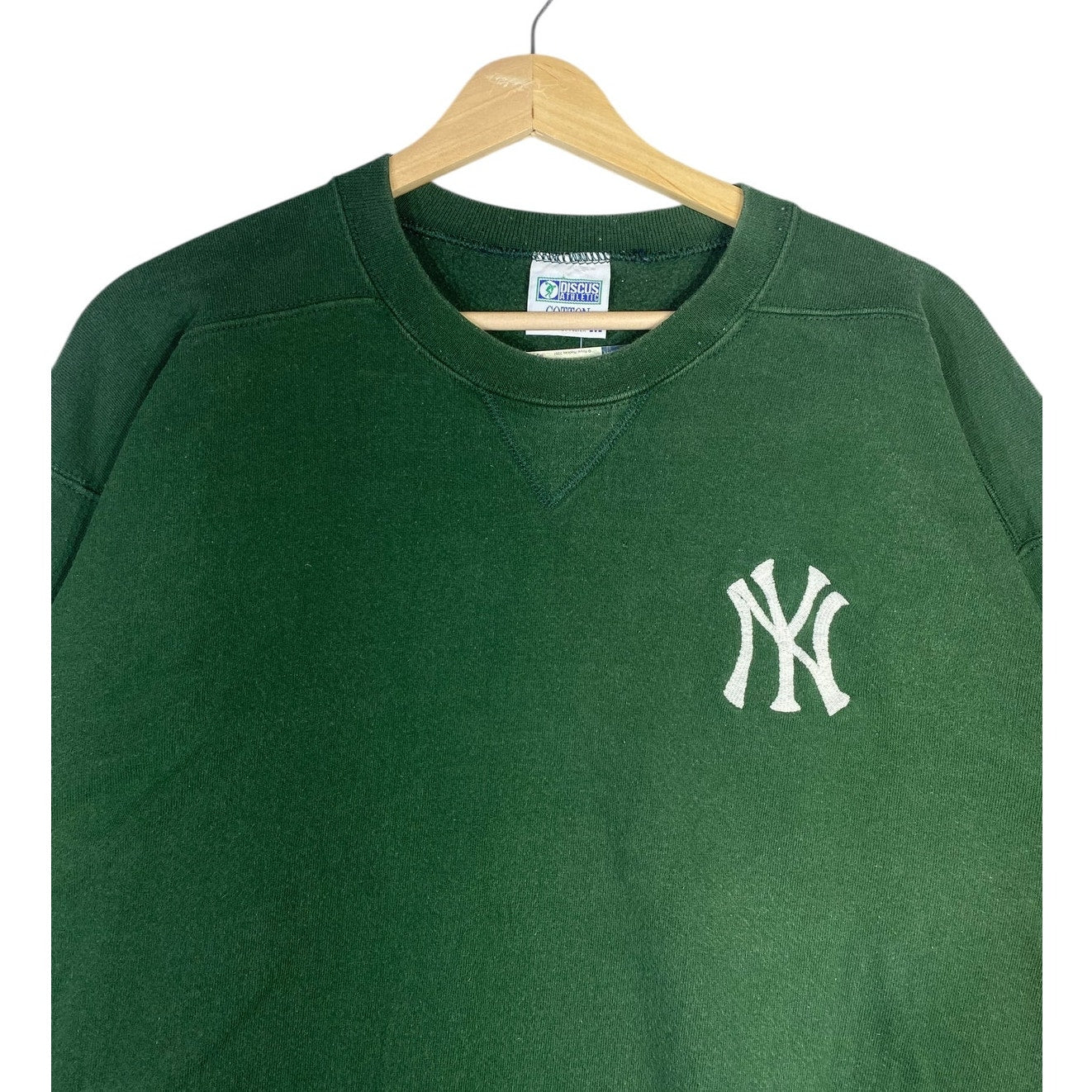 Vintage New York Yankees Embroidered Logo Crewneck
