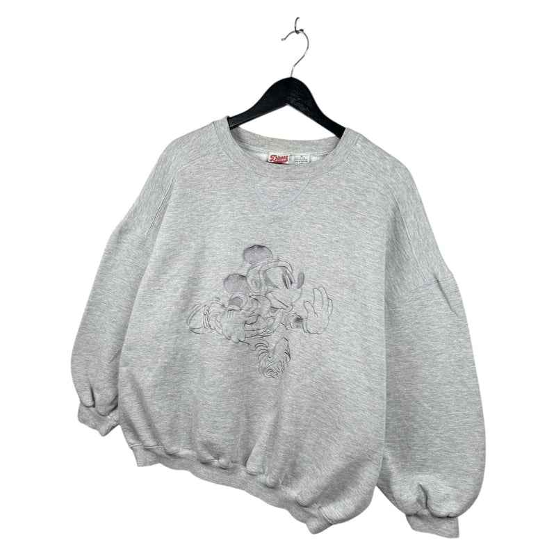 Vintage Disney Mickey Mouse Football Crewneck