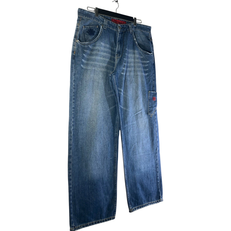 Vintage JNCO Straight Leg Cargo Denim Jeans 38x30