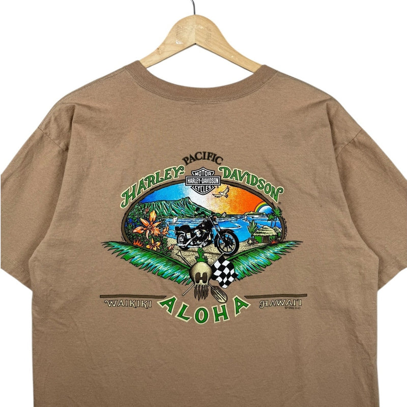 Vintage Harley Davidson Waikiki Hawaii T-Shirt
