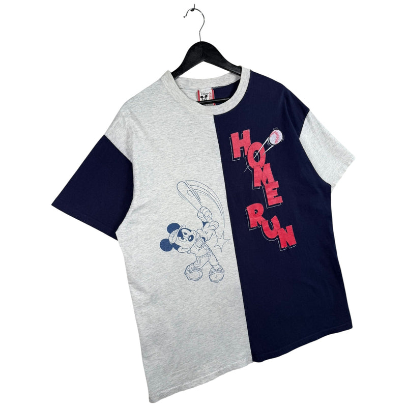 Vintage Disney Mickey Mouse Home Run Graphic T-Shirt