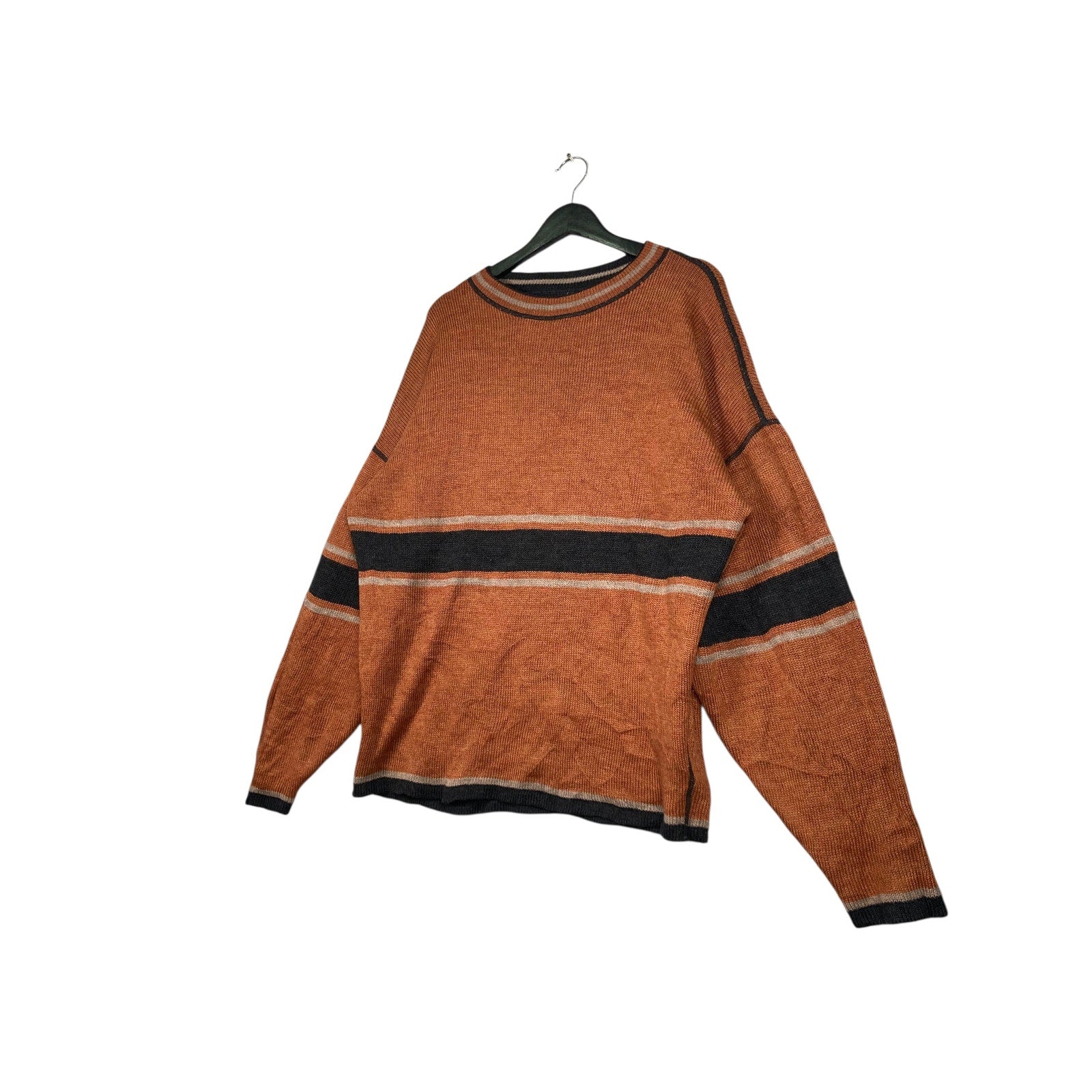 Vintage Essential Solid Striped Sweater