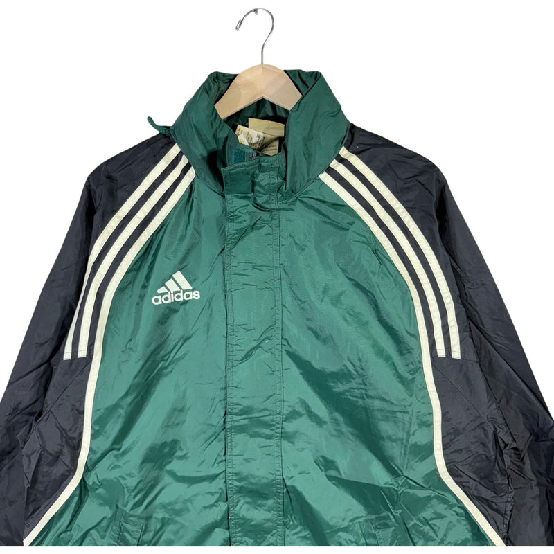 Vintage Adidas Originals Drawstring Color Block Windbreaker