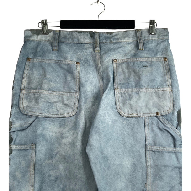 Vintage Carhartt Raw Hem Relaxed Carpenter Shorts 34