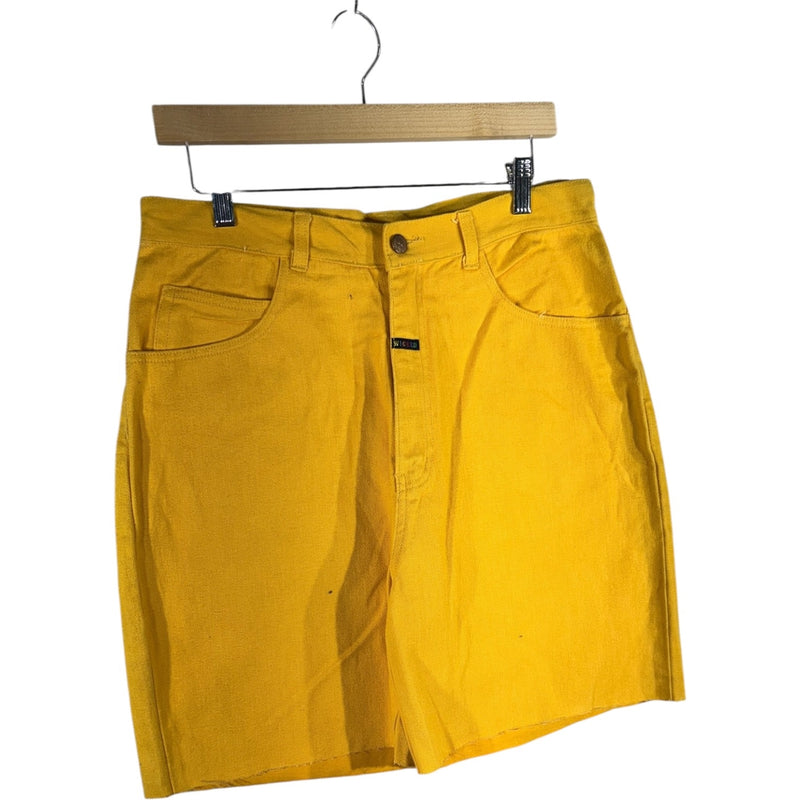 Vintage Wicked Wide Leg Denim Shorts