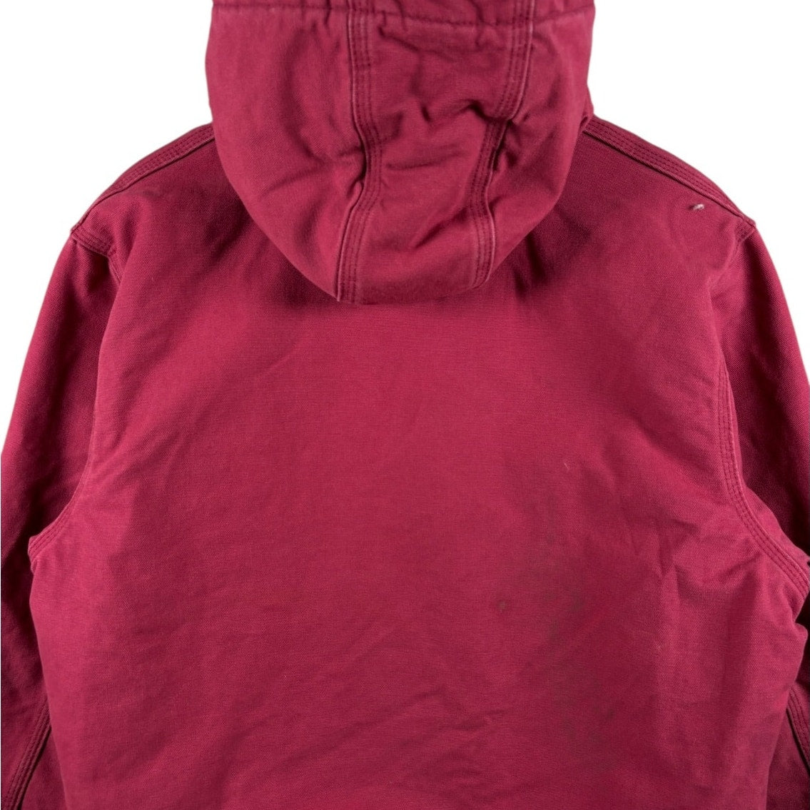 Vintage Womens Carhartt Canvas Hooded Full Zip Workwear Jacket