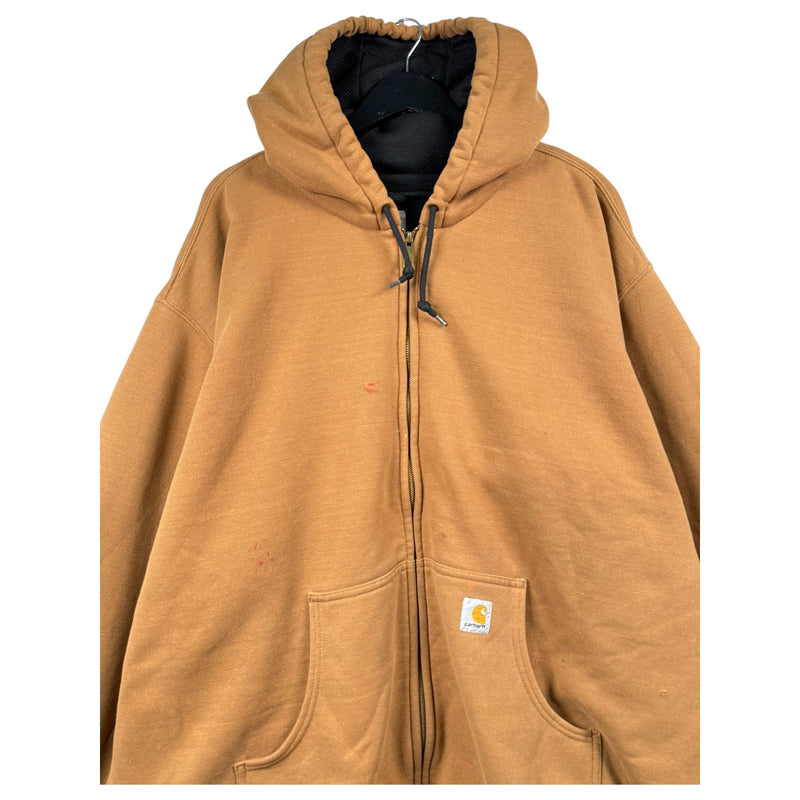 Vintage Carhartt Thermal-Lined Full Zip Hoodie
