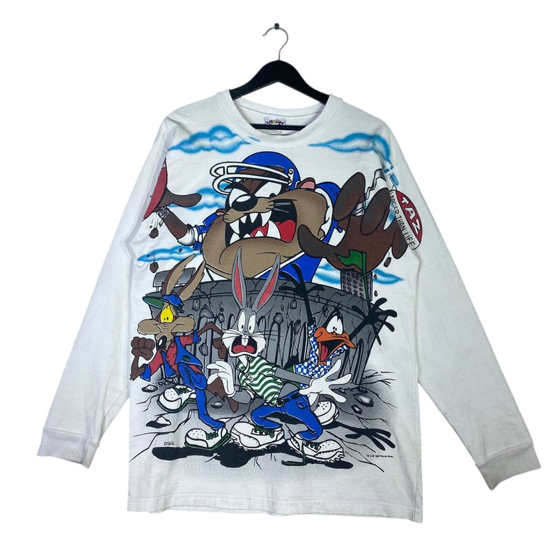 Vintage Looney Tunes AOP Long Sleeve