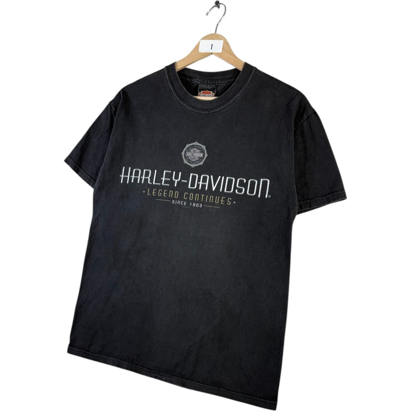 Vintage Harley Davidson Lighthouse New York T-Shirt