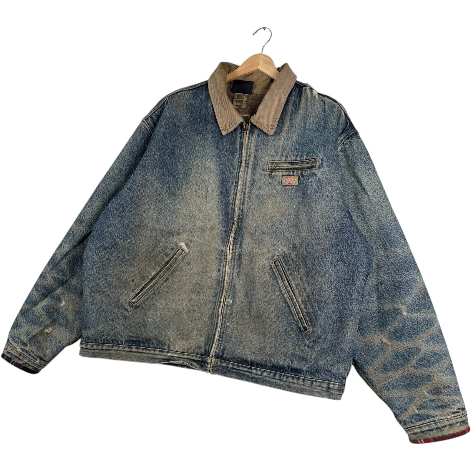 Vintage Dickies Detroit Style Workwear Denim Jacket